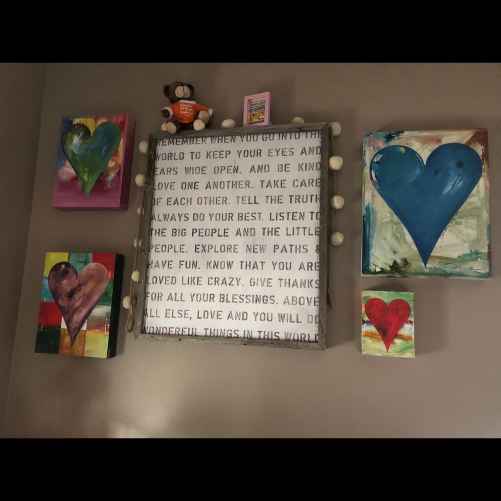 ‼️SOLD‼️ Salvatore Principe Hearts Art